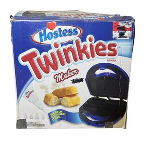Hostess Twinkies Maker - Electric Snack Cake Baker + Box & Pastry Bag - Works